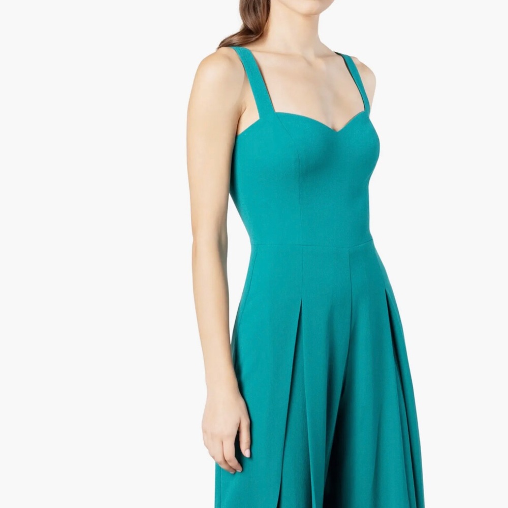Dress The Population turquoise jumpsuit